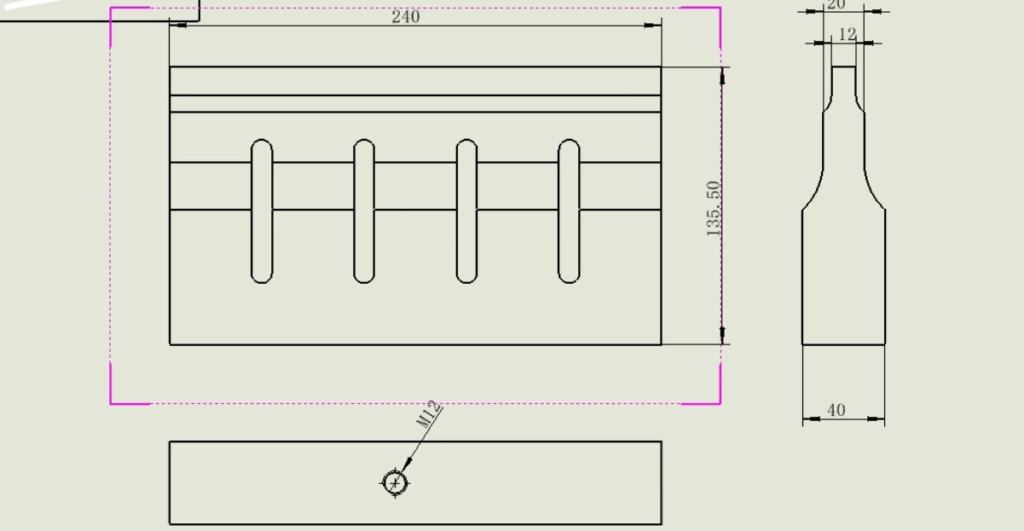 Rysunek techniczny z pliku