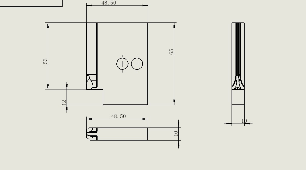 Rysunek techniczny skanu 3d